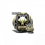 Наклейка | Boom (золотая)
