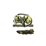Наклейка | Calyx (Gold)
