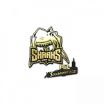 Наклейка | Sharks Esports (золотая)